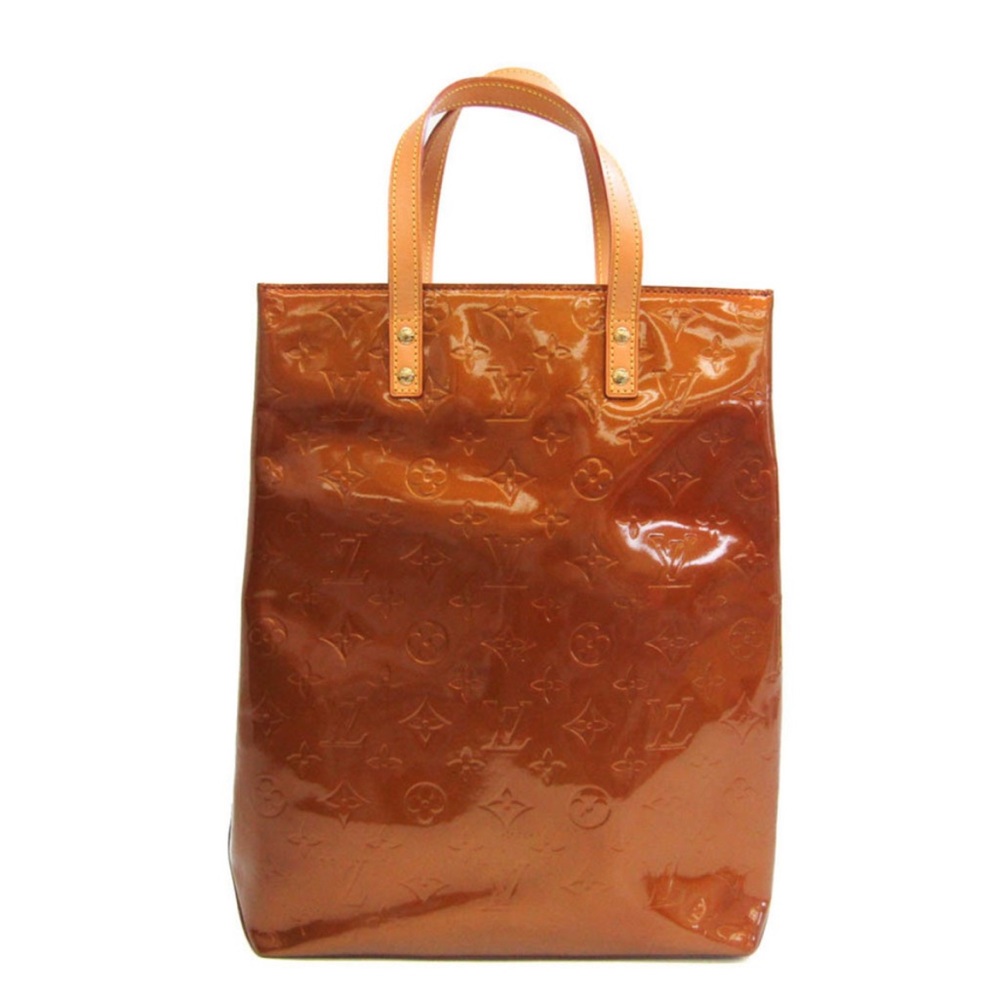 Louis Vuitton Monogram Vernis Reade
MM M91143 Women's Handbag Bronze